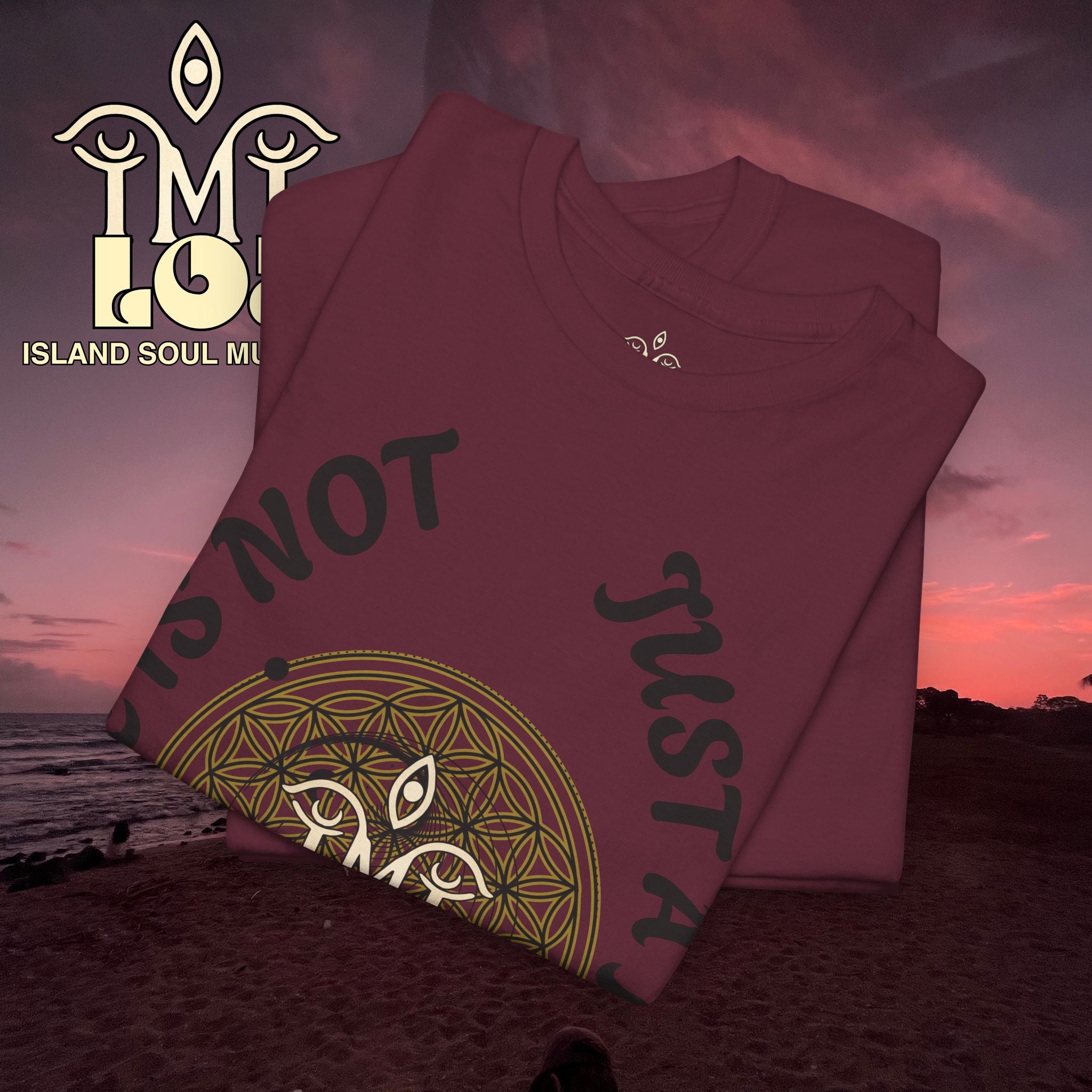 Cue The Change Lyric Tee — Flower of Life Spiritual T-Shirt