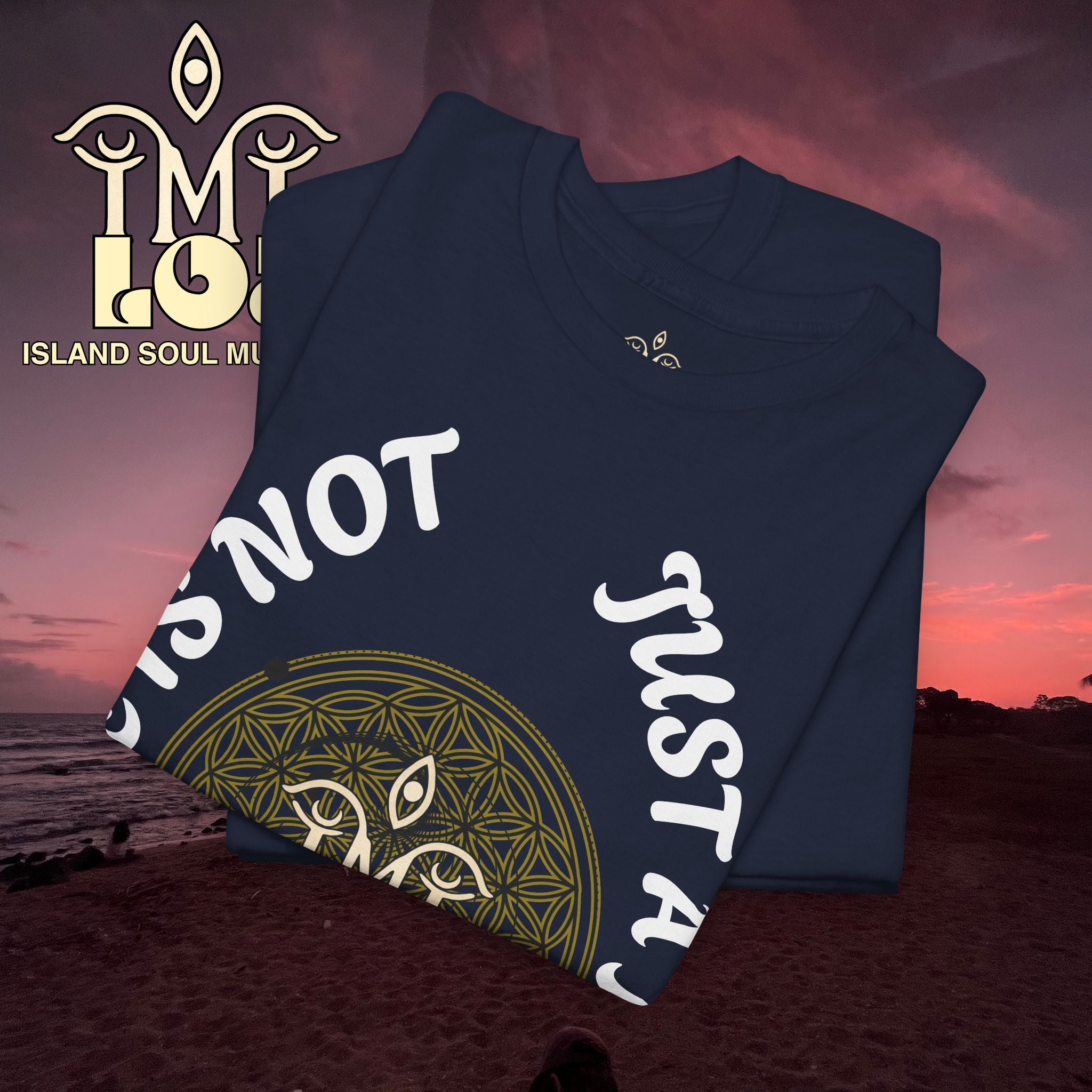 Cue The Change Lyric Tee — Flower of Life Spiritual T-Shirt