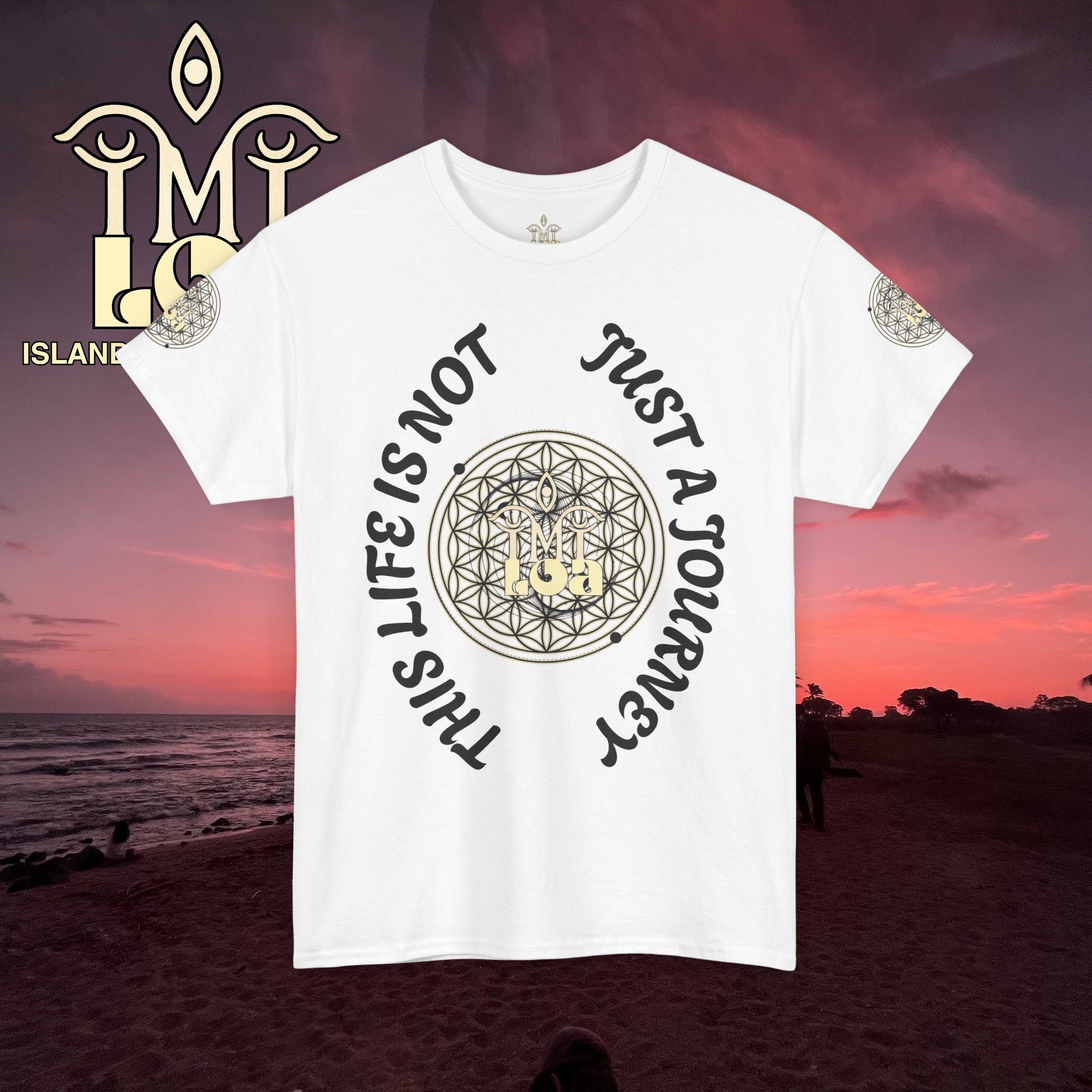 Cue The Change Lyric Tee — Flower of Life Spiritual T-Shirt