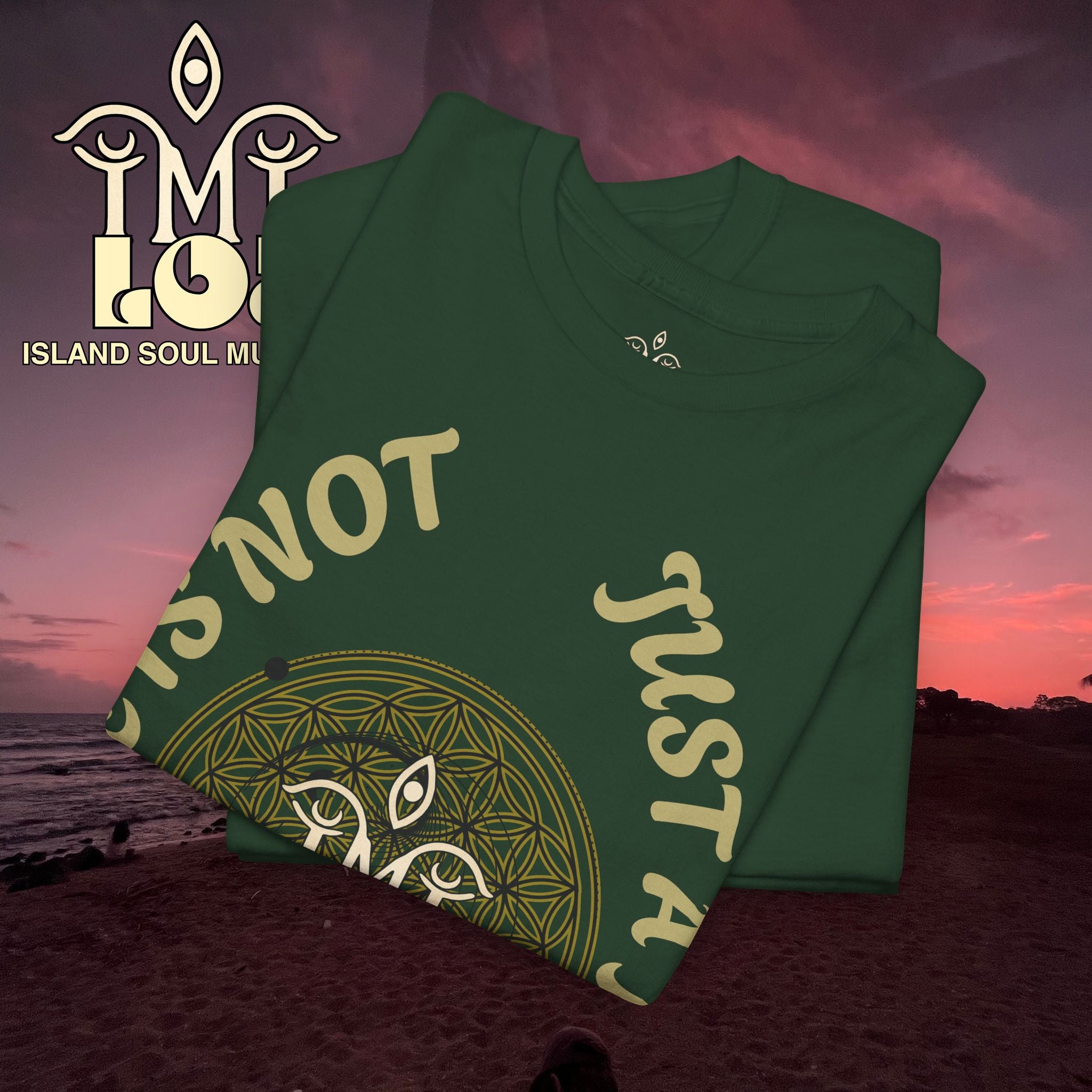 Cue The Change Lyric Tee — Flower of Life Spiritual T-Shirt